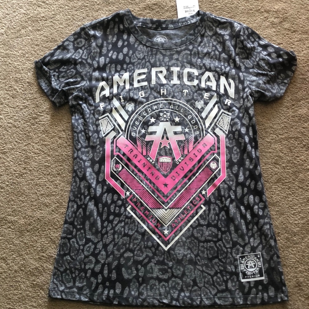 American fighter shirt